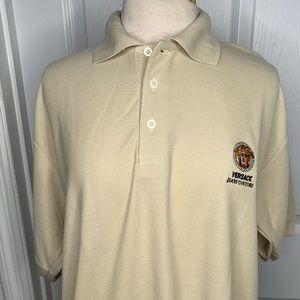 Versace Jeans Couture Classics V2 Cream Polo  XL